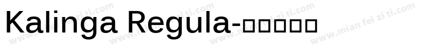 Kalinga Regula字体转换